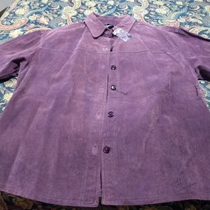 Savannah Suede Leather Shirt